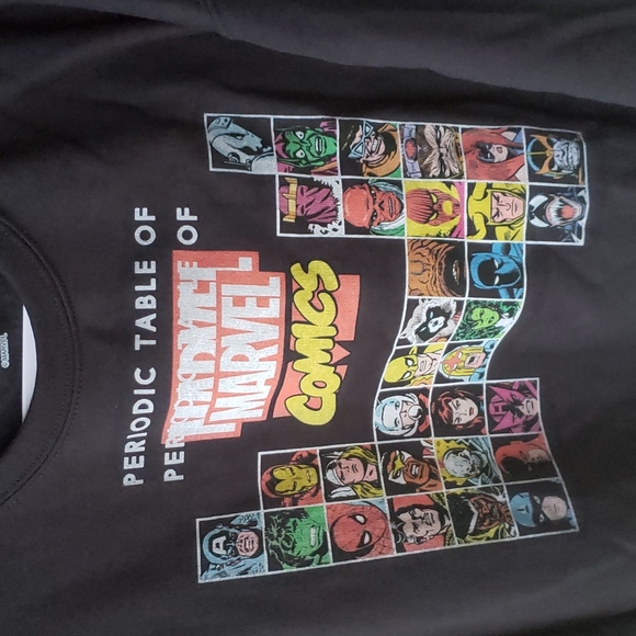 Defective, brand new Marvel periodic table sweatshirt *read description - Picture 3 of 13